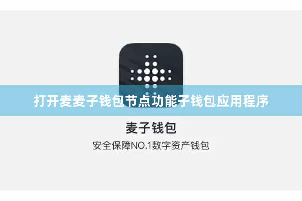 打开麦麦子钱包节点功能子钱包应用程序